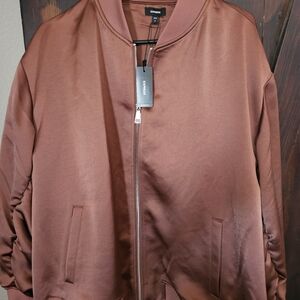 Express Copper Bomber Jacket